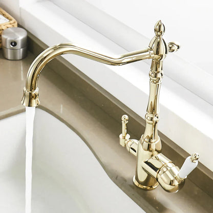 DecorBites™ Kitchen Faucet with Water Purification Mixer Tap 360° Rotation for Kitchen WF-0193K