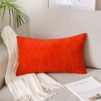 DecorBites™ Corduroy Flocking Velvet Pillow Cover 40x60cm