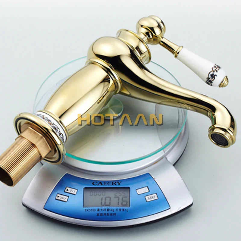 Gold Luxury Brass Faucet