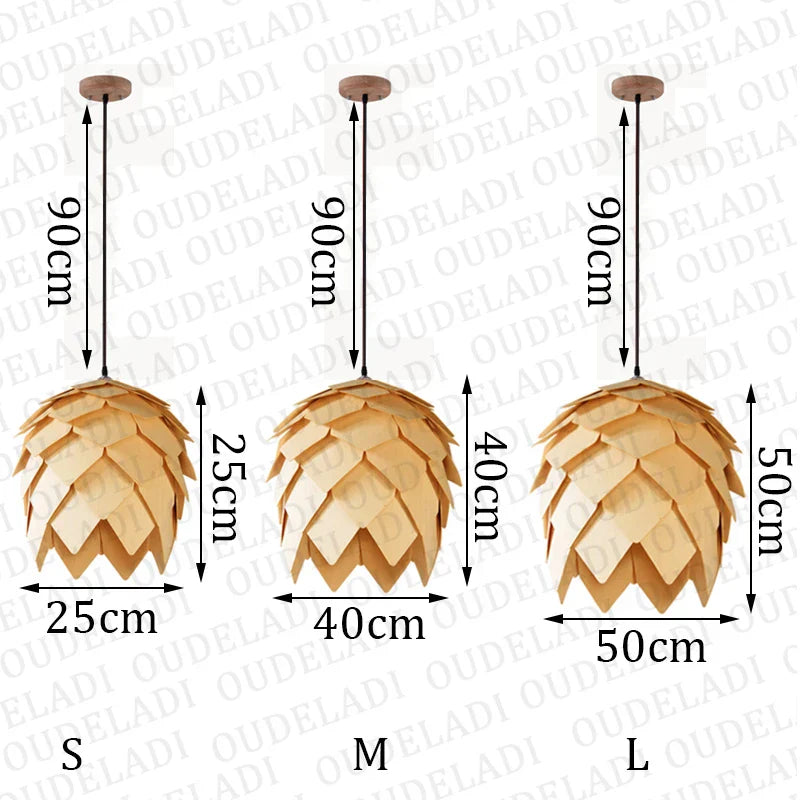 DecorBites™ Handmade Smart Puzzle Pendant Lights for Home, Restaurant, and Cafe