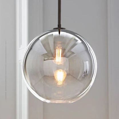 DecorBites™ Gradient Glass Ball Pendant Light for Kitchen Dining Living Room