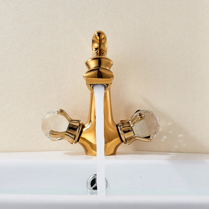 DecorBites™ Dragon Handle Basin Faucet - Antique Bronze Vessel Sink Mixer Tap