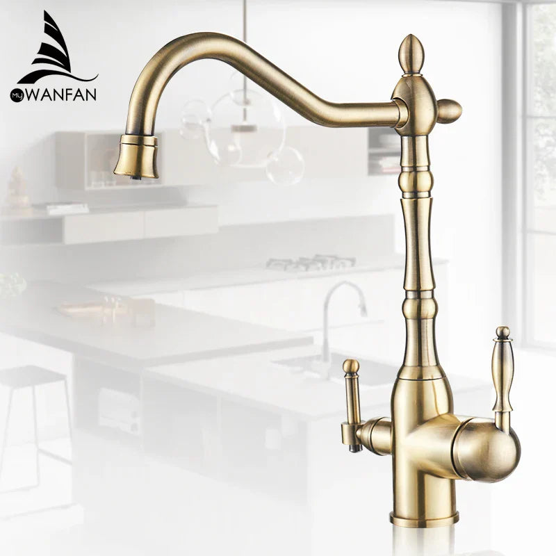 Gold 360° Kitchen Faucet