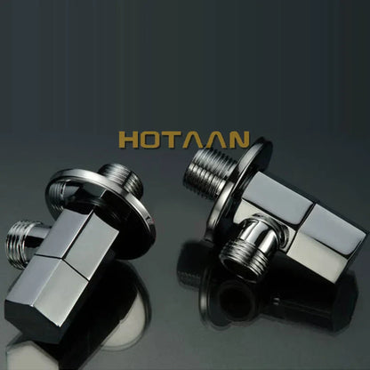 DecorBites™ Copper Triangle Valve Set for Bathroom and Toilet Control