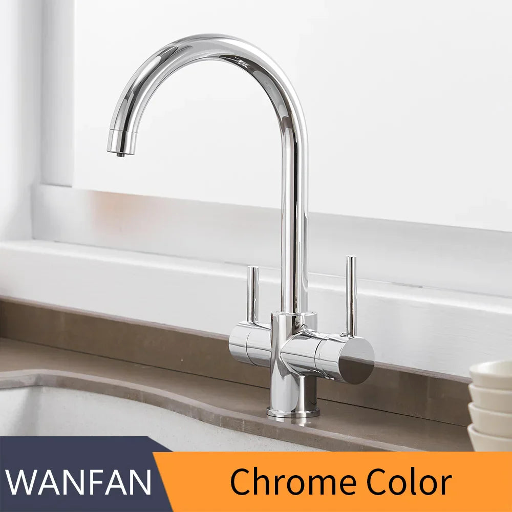 Chrome Waterfilter Mixer Tap
