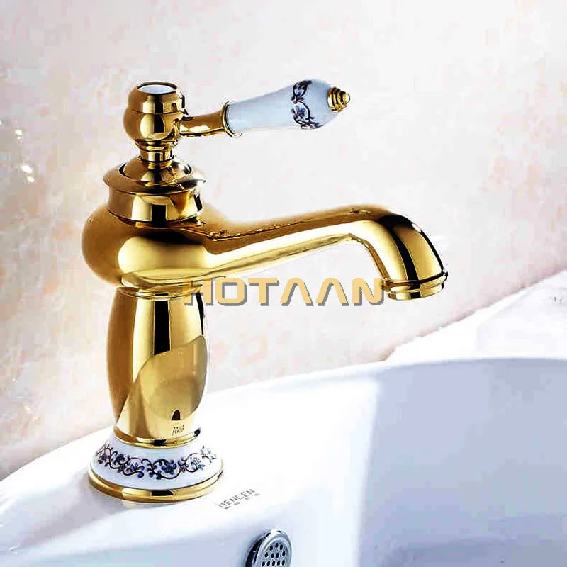 Gold Luxury Brass Faucet
