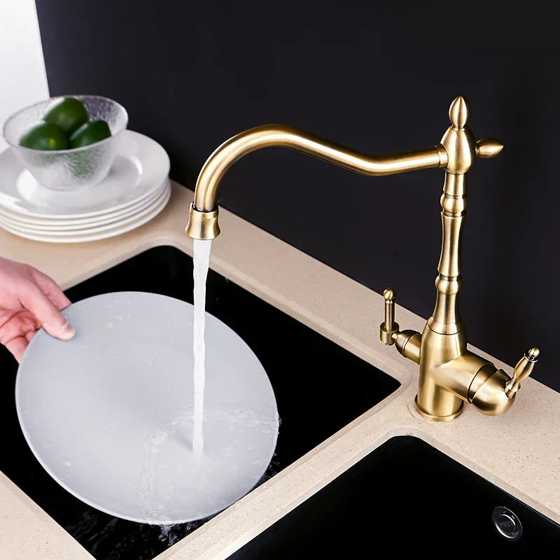 Gold 360° Kitchen Faucet