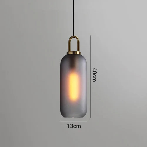 DecorBites™ Glass Ball Pendant Light: Luxury Restaurant & Bar Nordic Bedroom Lamp