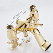Gold Bath Tub Faucet Set