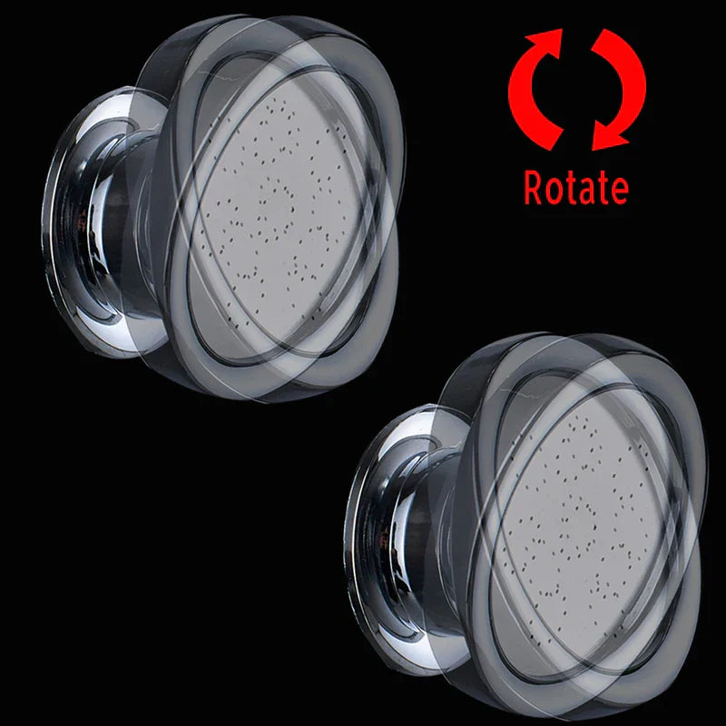 DecorBites™ LED Light Shower Panel Faucet with Waterfall Rain Shower Head and Massage Jets