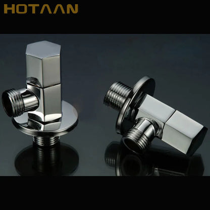 DecorBites™ Copper Triangle Valve Set for Bathroom and Toilet Control