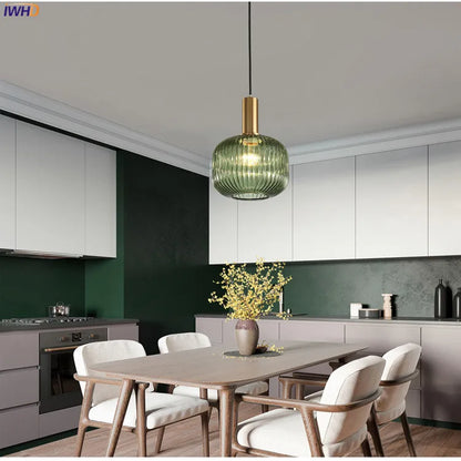 DecorBites™ Glass Pendant Lights: Modern Nordic Style LED Pendant Lamp for Bedroom, Living, Dining Room