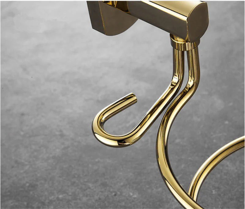 Gold Wall Hair Organizer