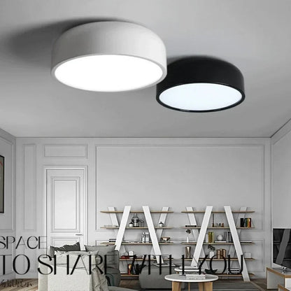 DecorBites™ Circular LED Ceiling Light for Bedroom Living Room Modern Nordic Design