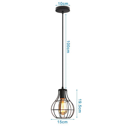 DecorBites™ Industrial LED Pendant Ceiling Light for Home Living Room Kitchen Decor