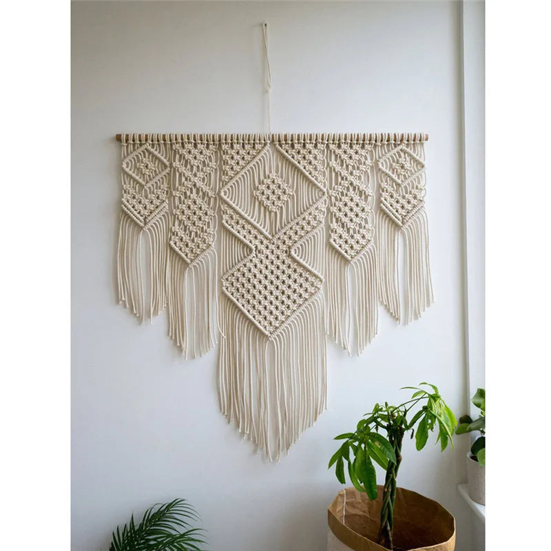 Cotton Macrame Wall Tapestry
