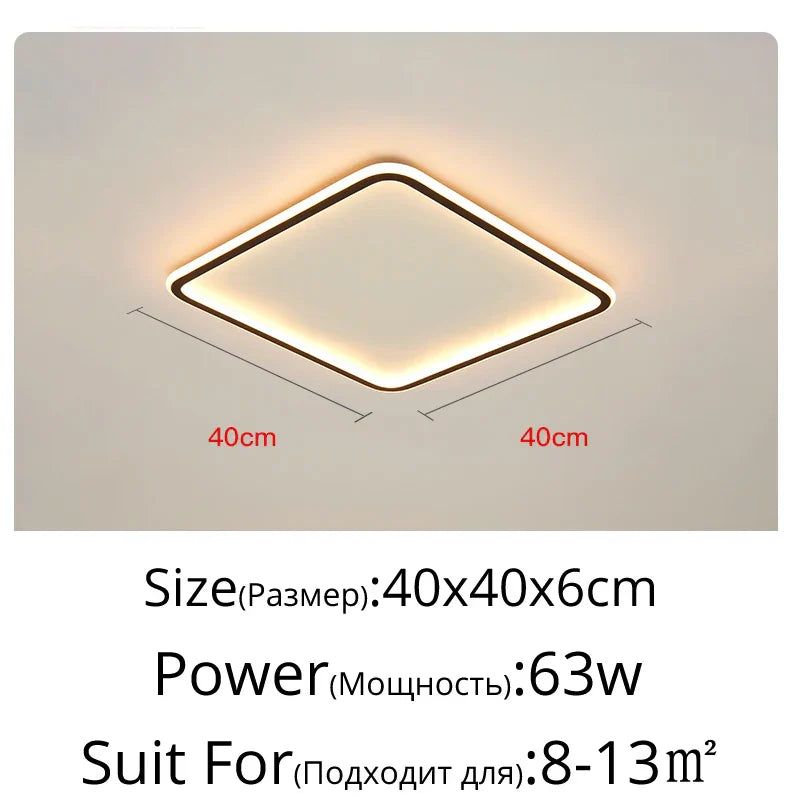 DecorBites™ Dimmable LED Ceiling Chandelier for Living Bedroom Study Room Lighting