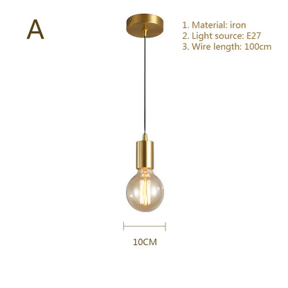 DecorBites™ Gold Modern Chandeliers E27 LED Lights for Home Decoration