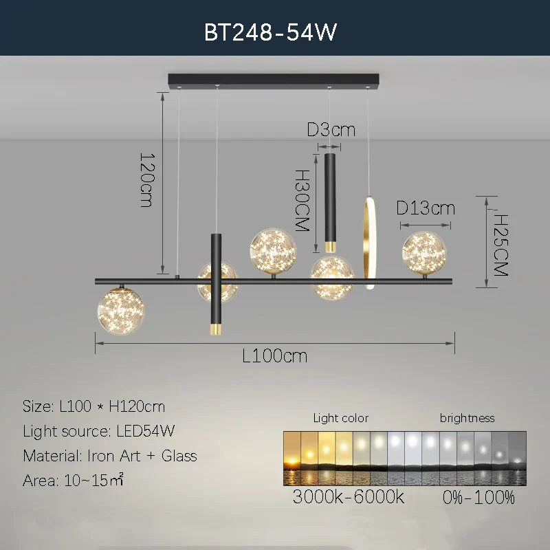 Modern Indoor LED Chandelier