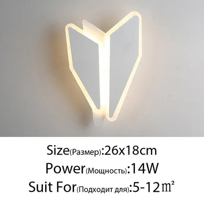 DecorBites™ LED Wall Lamps: Modern Spin Design for Bedroom, Hall, Living Room - 90-260V