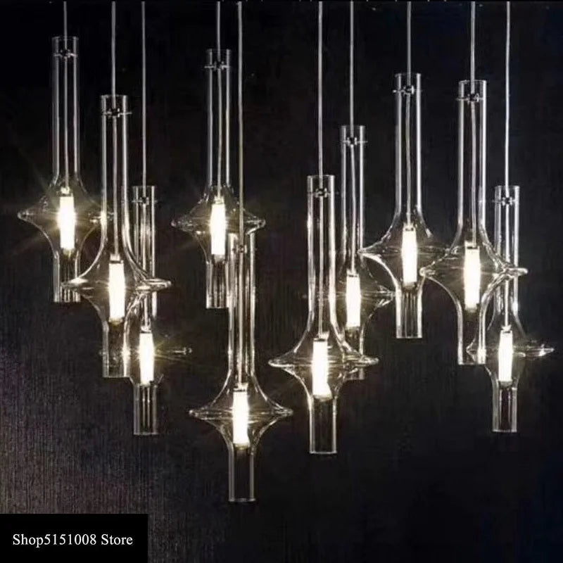 DecorBites™ Glass Pendant Light: Stylish Nordic Luxury Kitchen and Bedroom Hanging Lamp