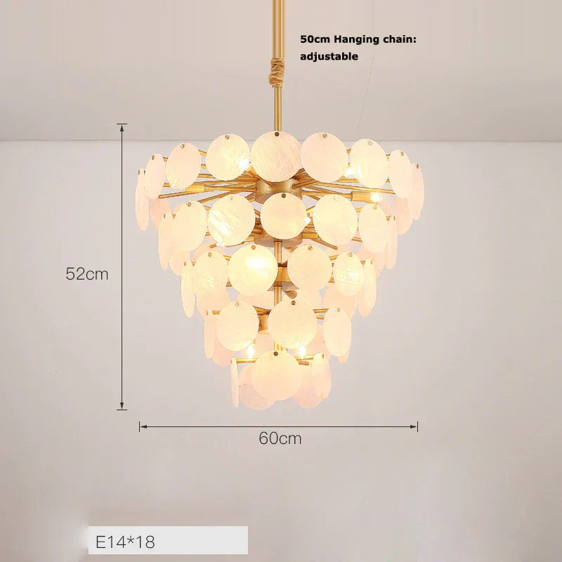 Colorized Agate Chandelier