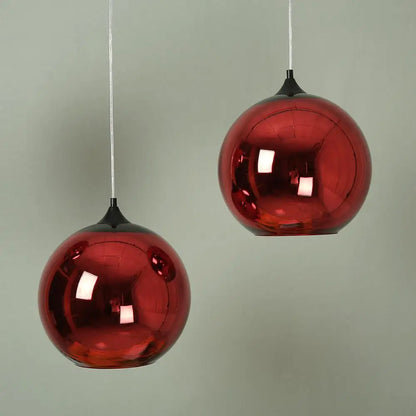 DecorBites™ Golden Ball Glass Pendant Light LED Kitchen Living Room Cafe Hanglamp