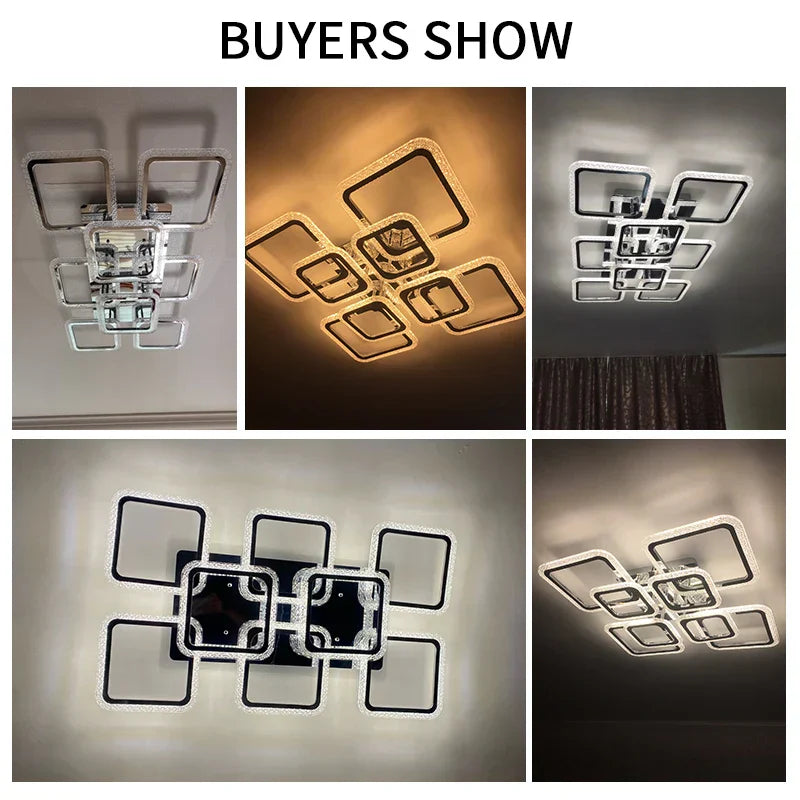 Dimmable LED Ceiling Light Remote Restaurant Style