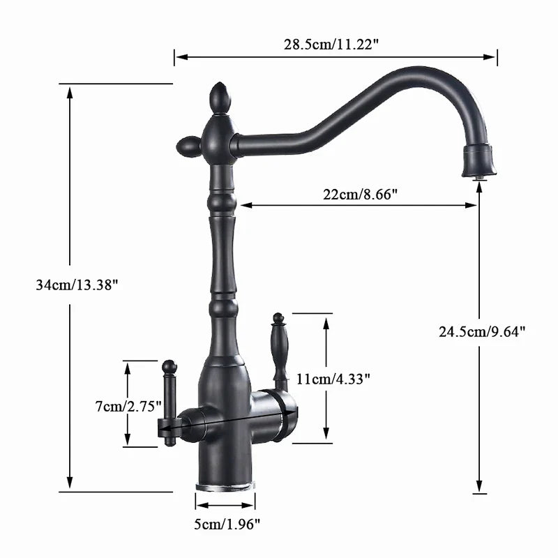 Gold Filter Kitchen Faucet
