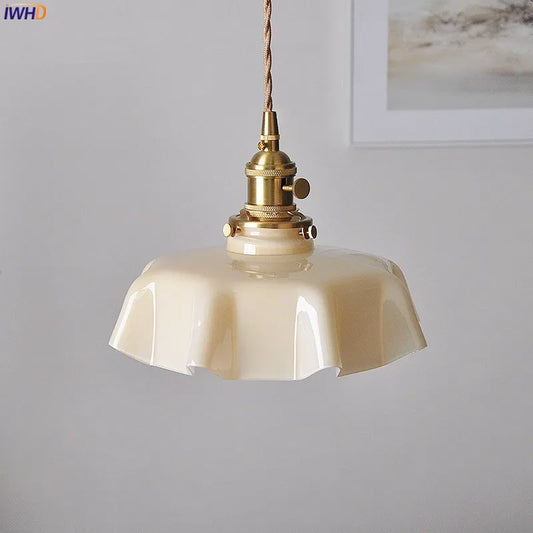 DecorBites™ Glass Pendant Lights: Nordic Modern LED Hanging Lamp, 4 Colors, Switch, Dinning Living Room