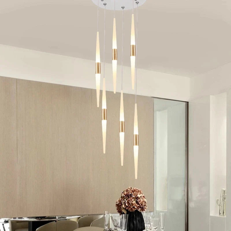 Loft Glass LED Chandelier