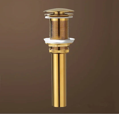 DecorBites™ Gold Brass and Marble Bathroom Basin Faucet Cold Hot Water Mixer Sink Tap
