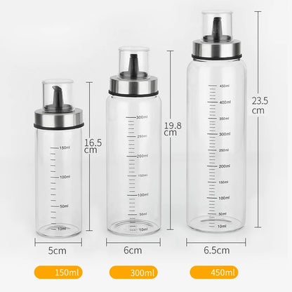 DecorBites™ Glass Condiment Bottle Set