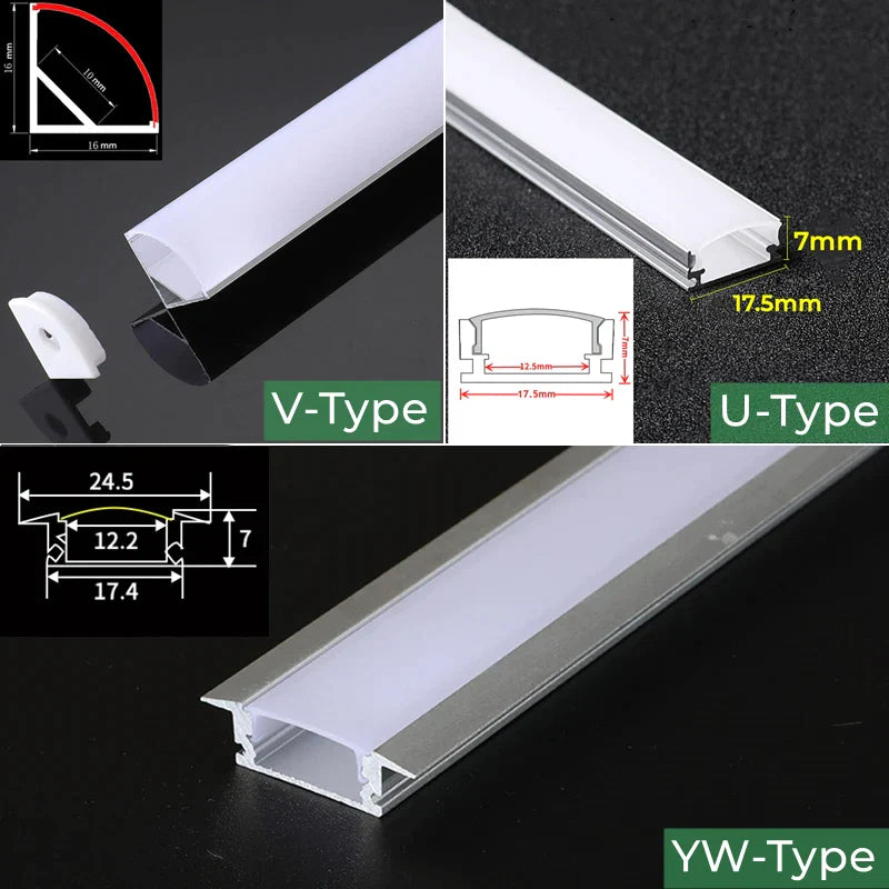 Aluminum Recessed LED Bar