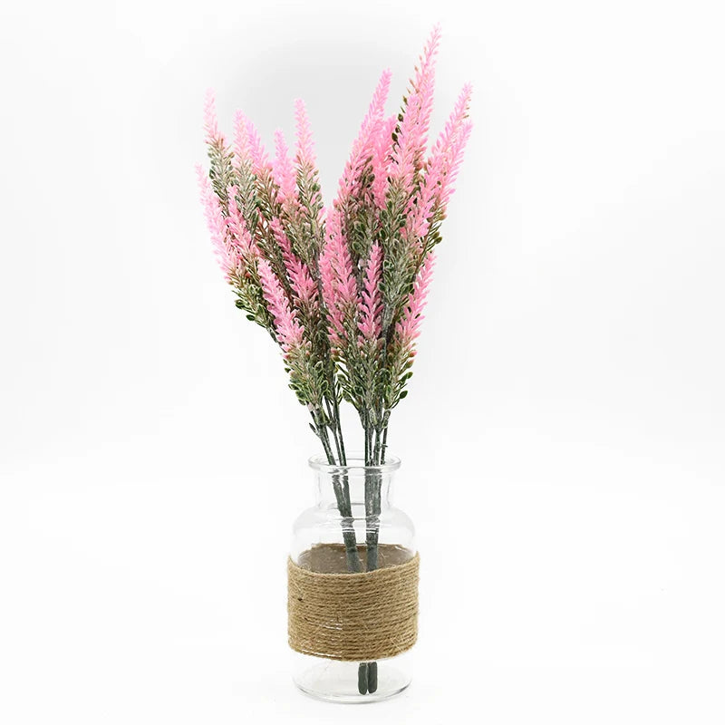Lavender Artificial Flower Vase