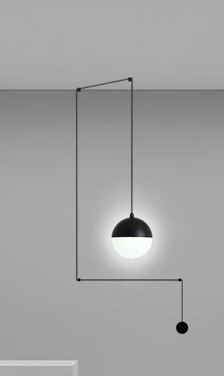 DecorBites™ Glass Ball Pendant Lamp LED Chandelier for Kitchen Island Decor
