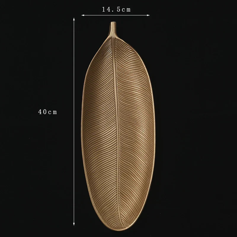 Gold Leaf Decorative Tray
