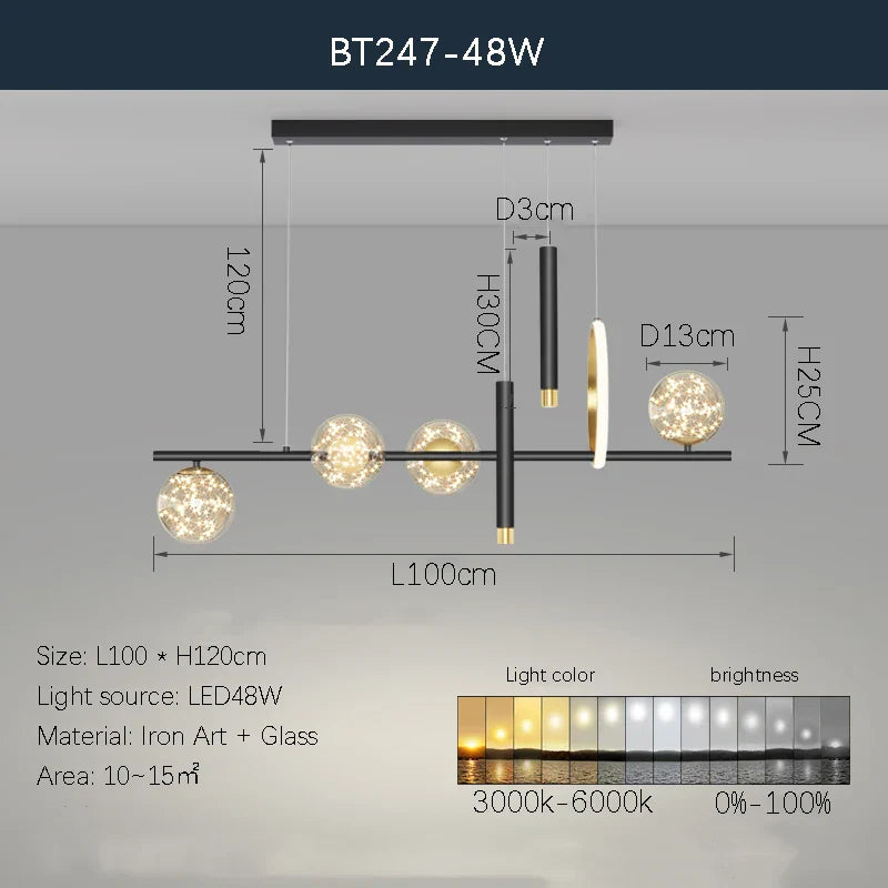 Modern Indoor LED Chandelier