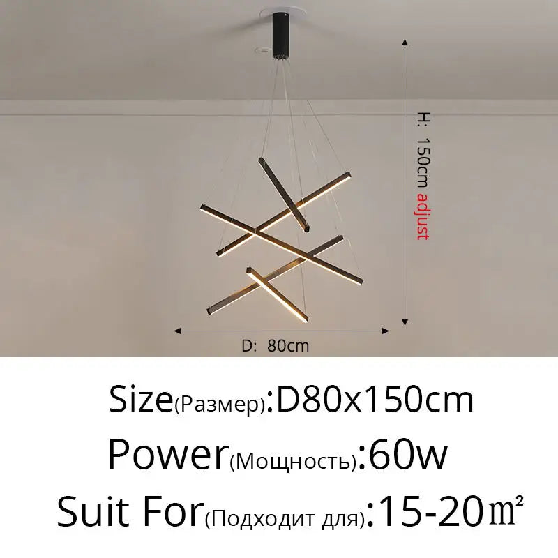 LED Living Dining Chandelier