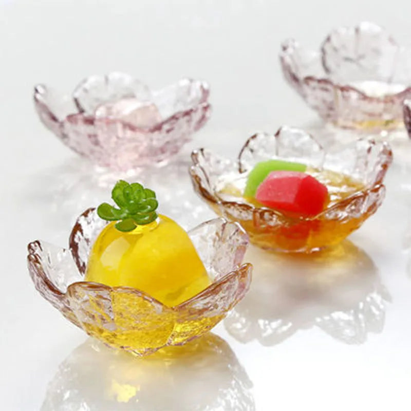Glass Gold Rim Plates