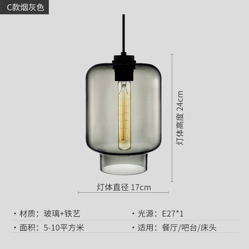 DecorBites™ Geometric Glass Pendant Light Collection: Modern Crystalline Pendant Series