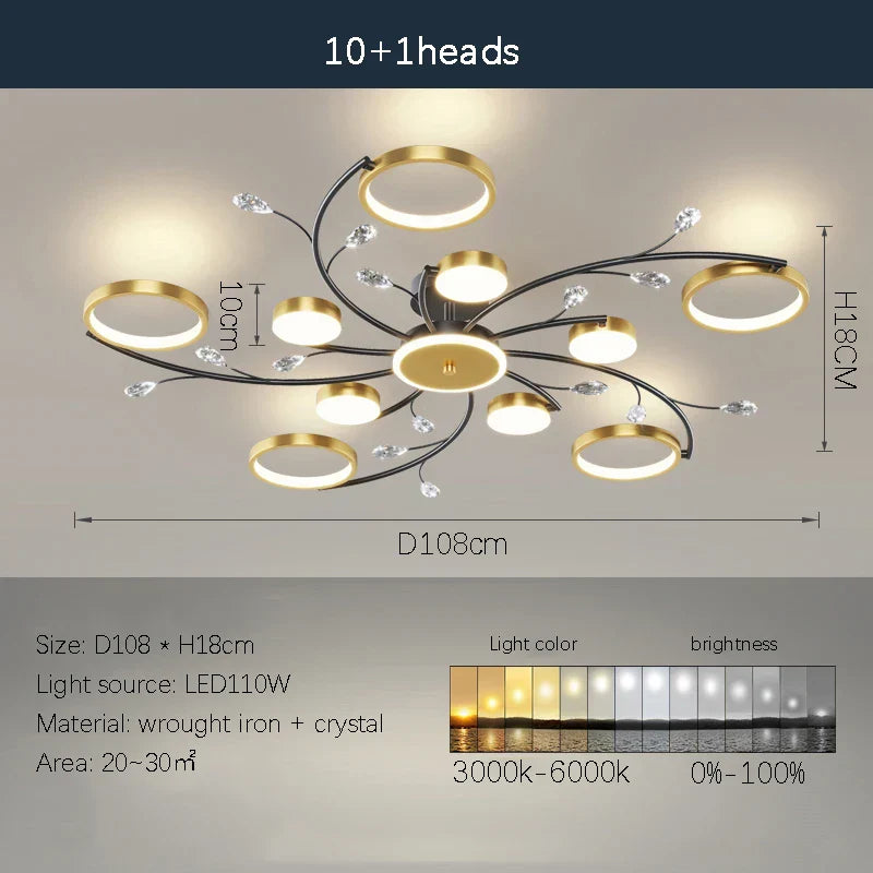 Modern Indoor LED Chandelier