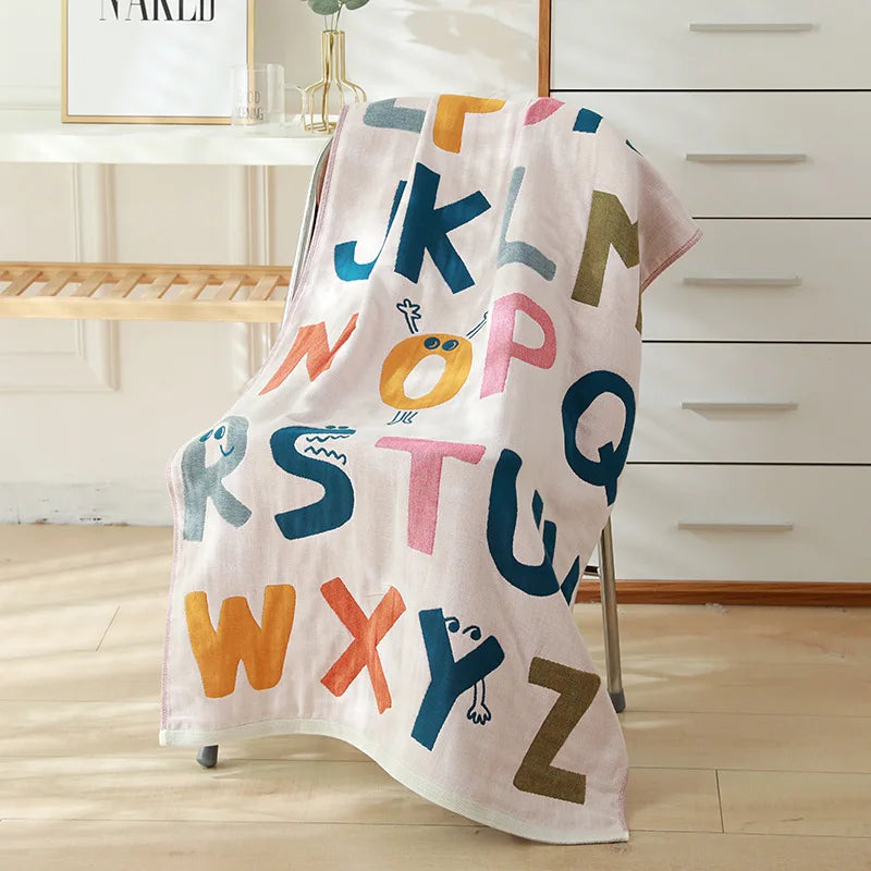 DecorBites™ Cotton Gauze Bath Towel -different styles