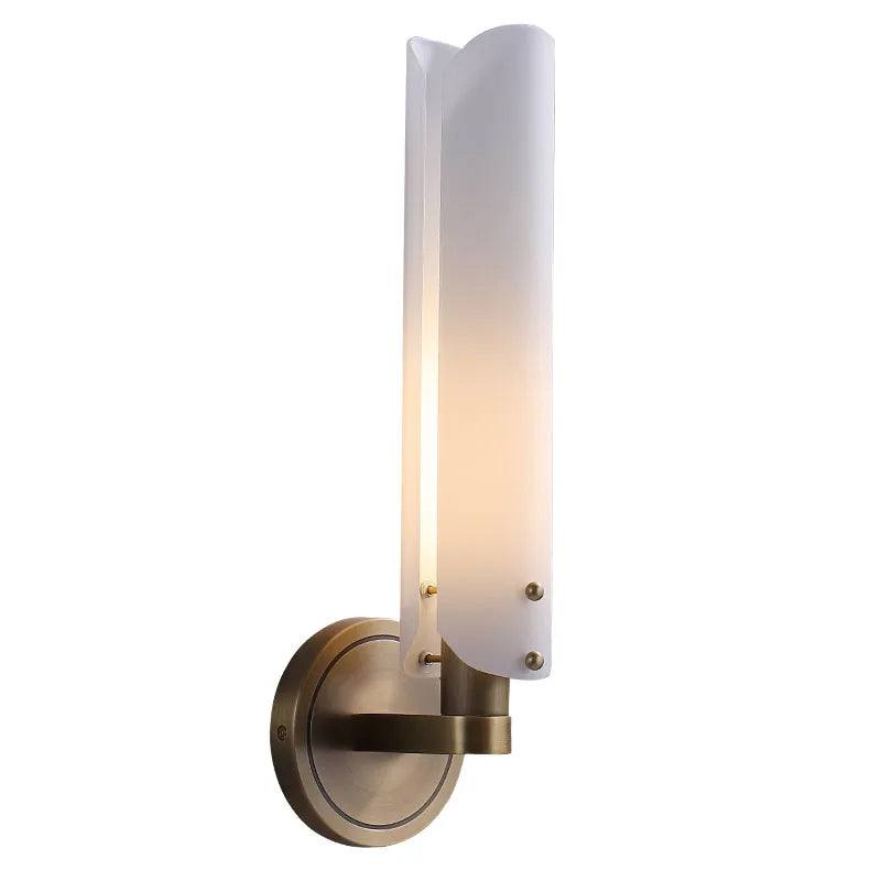 Copper Art Deco Wall Sconce