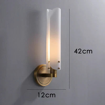 Copper Art Deco Wall Sconce
