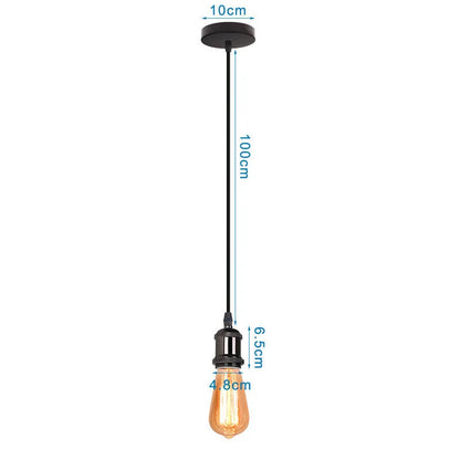 DecorBites™ Iron Dome Industrial Pendant Light for Cafe Bar Home Decor