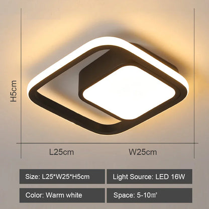 DecorBites™ LED Ceiling Chandelier: Modern Indoor Lighting for Home Bedroom Kitchen Living Room