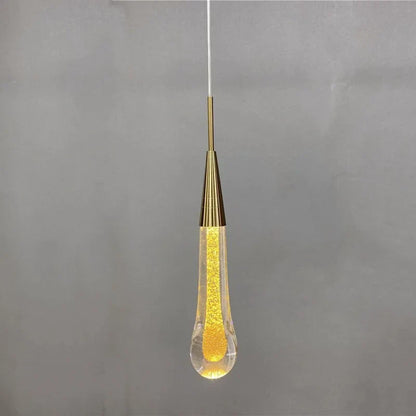 DecorBites™ Crystal Drop Pendant Light - Bedroom Bar Bathroom LED Hanglamp