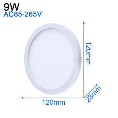 DecorBites™ LED Ceiling Light: Modern Ultra-thin Panel, 6-48W, Surface Mounted for Living Room