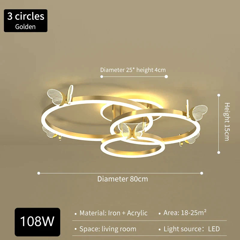 Butterfly LED Ceiling Lamp